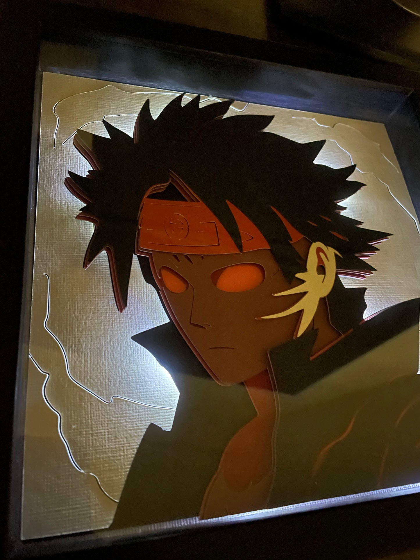 Anime boy - shadow box