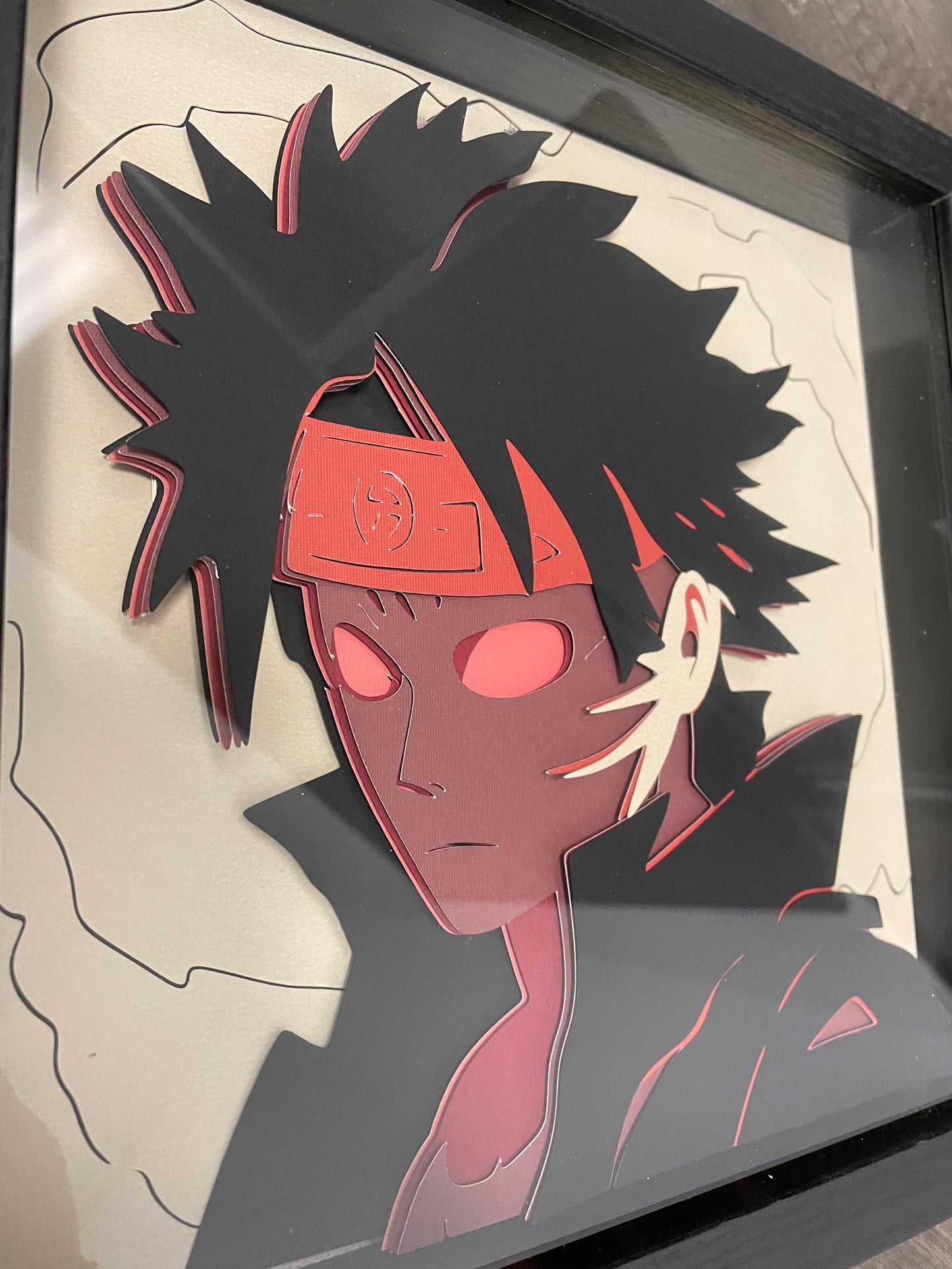Anime boy - shadow box